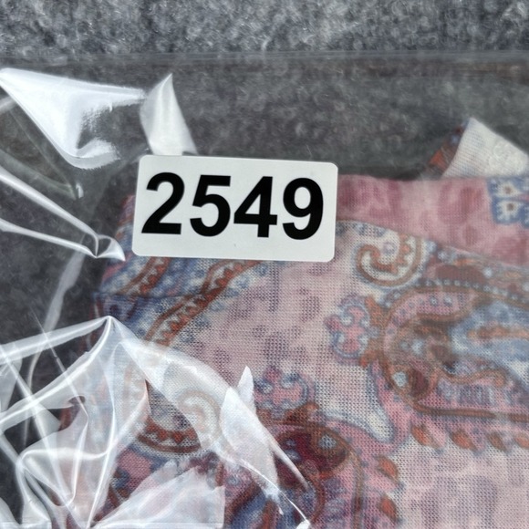 New Directions ND Paisley Tunic Top Women's Large Boho‎ Chic Y2K Artsy Festival - Picture 9 of 11